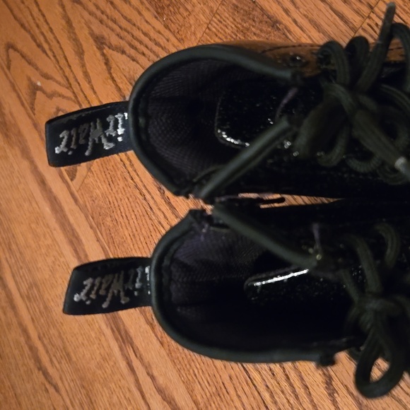 NWOT Youth 1460 Glitter lace up boot - Picture 6 of 9